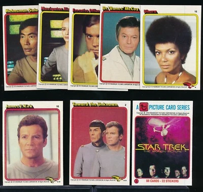 1979 Topps STAR TREK 88 Card Complete set NM or better very clean - Image 1 of 2