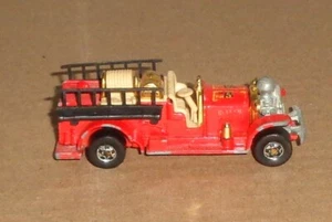 Vintage Hot Wheels Old Number 5 Fire Engine Truck Hong Kong - Picture 1 of 5