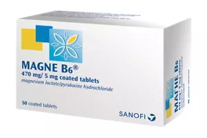 Tabletas Magne B6 deficiencia de magnesio espasmos musculares estrés insomnio fatiga - Imagen 1 de 6