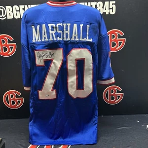 Leonard Marshall New York Giants Signed Jersey “2x SB Champs” AUTO Steiner CX - Picture 1 of 3