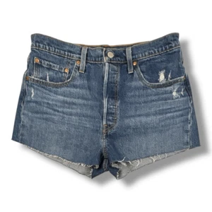 Levi’s 501 Denim Jeans Button Fly Cut Off Shorts Größe 31 - Bild 1 von 7