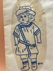 *Rare* 1900s ANTIQUE Doll Clothes Pattern #21 for a 10" to 12" Doll: Sailor Suit