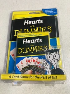 Mazo de enseñanza Hearts For Dummies juego de cartas juguete libro guía de Wiley nuevo 2004 - Imagen 1 de 2