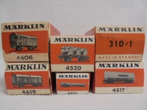 MÄRKLIN Mittlerer Güterzug H0 - 6 verschiedene Güterwagen in OVP "BITTE LESEN" 3 - Bild 1 von 7