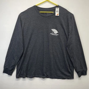 Ocean & Coast Offshore Outfitters T-Shirt Men's Size 3X Heather Grey Long Sleeve - Picture 1 of 20