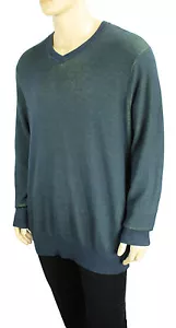 NEU HERREN TOMMY HILFIGER V-AUSSCHNITT 2 TONE RODRIGO SPRAY PAINT PULLOVER SWEATER XXL - Bild 1 von 3
