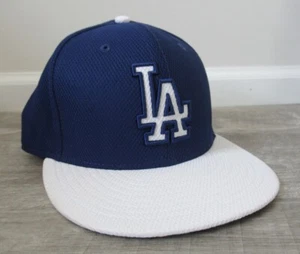 Los Angeles Dodgers New Era Fitted Hat Sz 7 5/8 Mesh Batting Practice 5950 BP - Picture 1 of 9