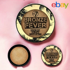 W7 BRONZE FEVER BRONZER - GOLDEN GLOW COMPACT BAKED CONTOURING - Picture 1 of 2