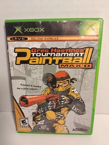 Greg Hastings' Tournament Paintball Max'd Xbox 2005 XB CIB Tested - Picture 1 of 4