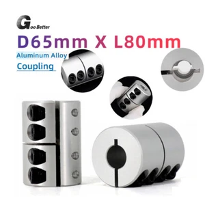 CNC Shaft Coupling Rigid Clamp Jaw Coupler Motor shaft Joint Connector D65*L80 - Picture 1 of 12