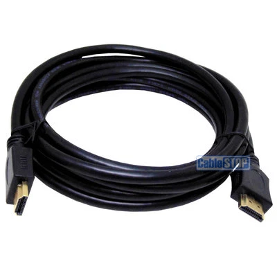 3m HDMI CABLE WITH ETHERNET 4K ULTRA HD TRIPLE SHIELDED TV LEAD 3 METRES - Image 1 of 4