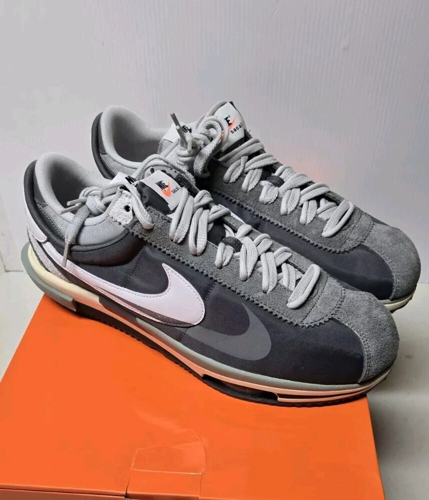 ナイキサカイ　ZOOM CORTEZ SP Nike Zoom Cortez SP sacai Iron Grey Men's - DQ0581-001 - US