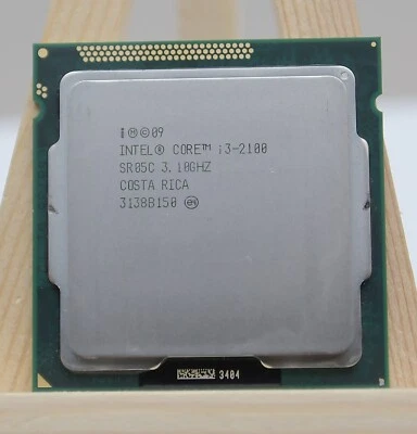 Intel i3-2100 3.10GHz 2-Core 3MB CPU Processor | LGA1155 | SR05C | Tested USA! - Image 1 of 2
