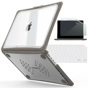 IBENZER Heavy Duty Case for MacBook Air Pro 13 14 inch KeyboardCover+ScreenFilm - Picture 1 of 28