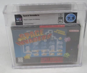 Space Invaders (SNES, Super NES) WATA 7.5 B+ New Sealed Graded 1997 FACTORY SEAL - Picture 1 of 10