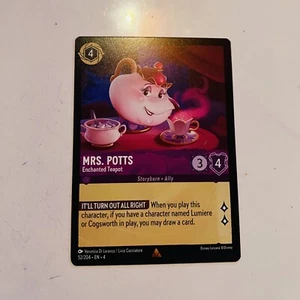 Mrs. Potts - 52/204 - Ursula's Return - Disney Lorcana TCG - Picture 1 of 2