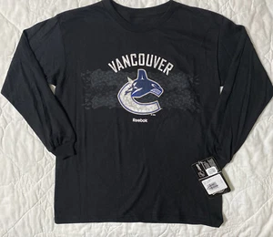 Camisa Youth NHL Vancouver Canucks Mangas Largas, Mediana 10/12, Algodón - Imagen 1 de 2