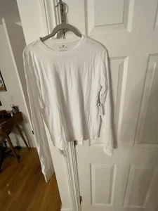 NWT Velvet Longsleeve Soft Cotton Shirt. White. L - Picture 1 of 8