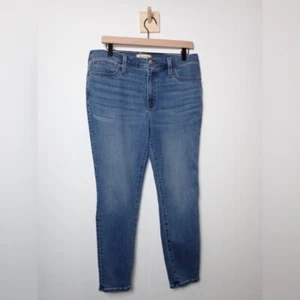 Pantalones de mezclilla ajustados de tiro alto Madewell lavado medio para mujer talla 31 - Imagen 1 de 6