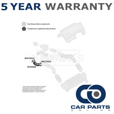 Manguera turbo CPO para Ford Fiesta 2000-2002 Focus 1998-2005 1,8 D TDDi Foto 1 de 4
