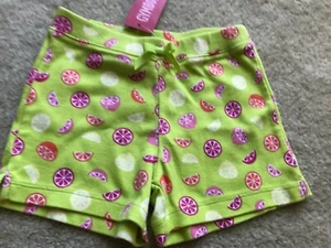 NWT NEW Gymboree light cotton shorts light green with print 4 yrs old girl - Picture 1 of 2