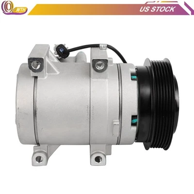 A/C Compressor w/ Clutch FOR 2004-2006 Chrysler Sebring Dodge Stratus 2.7L 2.4L - Image 1 of 4