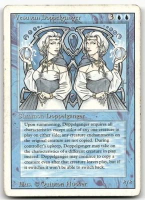 Vesuvan Doppelganger (HP) Revised Edition 3ED Magic MTG - Image 1 of 2