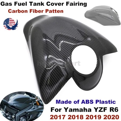 Full Gas Tank Cover Fairing Carbon Fiber Color For Yamaha YZF R6 2017-2020 18 19 - Image 1 of 4