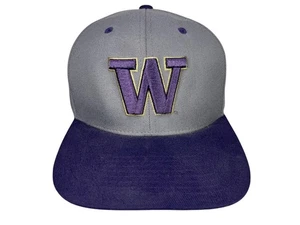 Baseballmütze WASHINGTON HUSKIES UW Football lila COLLEGE Student Fan Druckknopflasche - Bild 1 von 7