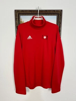 Sudadera De Colección Adidas Suiza Tren Nacional Federer Tenis Chaqueta L Foto 1 de 4