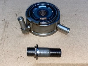 2014-2023 INFINITI Q50 Q60 VQ35 3.5L ENGINE MOTOR OIL COOLER FILTER SANDWICH OEM - Picture 1 of 24