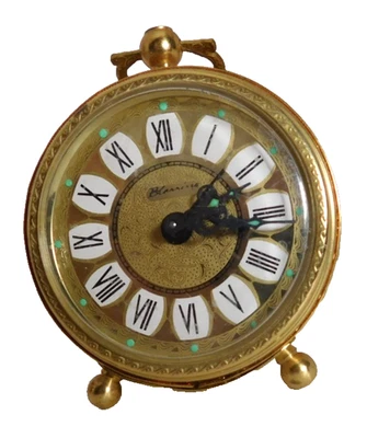 Blessing West Germany Brass Wind Up Travel Alarm Clock Vintage 1960's Maybe ? - Image 1 of 4
