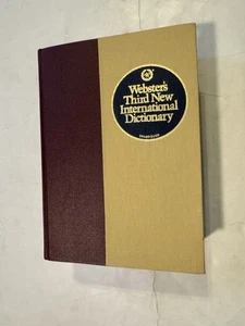 Websters Third New International Dictionary 1993 Vintage USA!!! - Picture 1 of 3