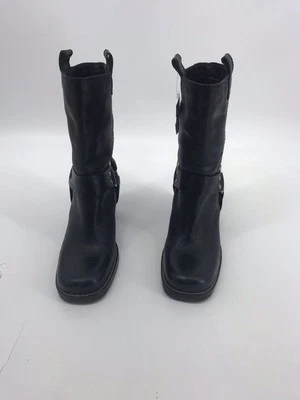 MIA Preowned Women’s Black Mid Calf Heeled Boots Size 7.5 EUC - Image 1 of 4