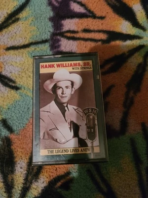 The Legend Lives Anew Hank Williams with Strings Hank Williams Cassette Tape - Image 1 of 3