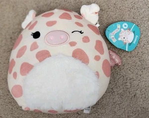Squishmallows Marcy The Flying Pegasus Pig 8" First To Market RARO Vacanze Nuovo - Foto 1 di 5