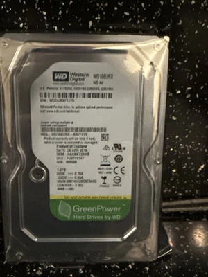 Western Digital WD10EURX AV-GP 1TB Internal Hard Drive 8.9 cm (3.5 Inch) SATA - Image 1 of 4