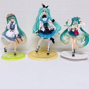 Hatsune Miku Figure Set of 3 Princess Alice Fashion & SweetSweets Tropical Juice - Picture 1 of 10