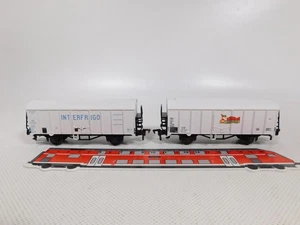 2x Liliput H0 DC Güterwagen Kühlwagen DB Nordsee Interfrigo sg/NEUW #DM169-0,5 - Bild 1 von 5