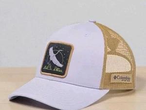 Columbia PFG Patch Heron Embroidered Fishing Women's Mesh Snapback NWT New  - Picture 1 of 5