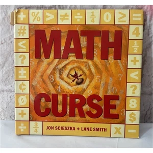 1995 Math Curse By Jon Scieszka Lane Smith Hardcover Excellent - Picture 1 of 7