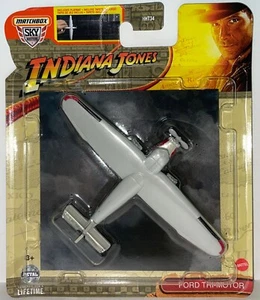 Matchbox Sky Busters Indiana Jones Ford Tri-Motor Airplane 24/32 Mattel 2024 - Picture 1 of 6