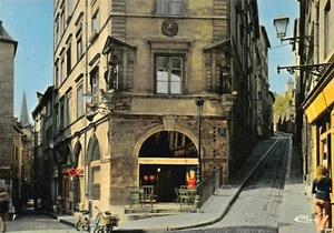 Lyon Frankreich Dreifaltigkeitsplatz Rue St Georges Straßenansicht Vintage Postkarte M01 - Bild 1 von 2