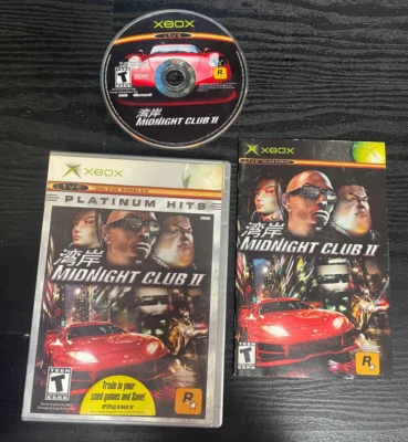 Midnight Club II Platinum Hits for Microsoft XBOX Complete Great Shape - Image 1 of 2