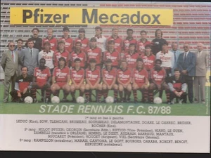 FUSSBALL CP TEAM STADE RENNAIS 1987/88 - Bild 1 von 1
