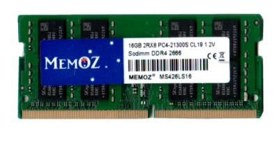 16GB 2666 DDR4 SoDimm Laptop RAM PC4 21300 Notebook Memory 5 Yrs Wty Memoz - Image 1 of 3