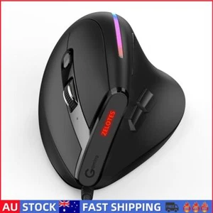 ZELOTES USB Wired Vertical Optical Mouse Ergonomic T-50 RGB Gaming Optical Mouse - Picture 1 of 12