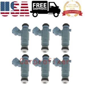 Set of 6 Fuel Injectors 842-12256 For 2001-2006 Hyundai Santa Fe 2.4L 3531038010 - Picture 1 of 8