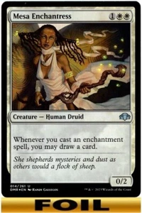 1x - Mesa Enchantress - FOIL - Dominaria Remastered - NM MTG - Picture 1 of 1