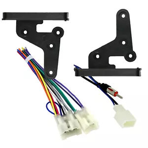 95-8202 Double Din Radio Install Dash Kit & Wires for Toyota, Car Stereo Mount - Picture 1 of 2